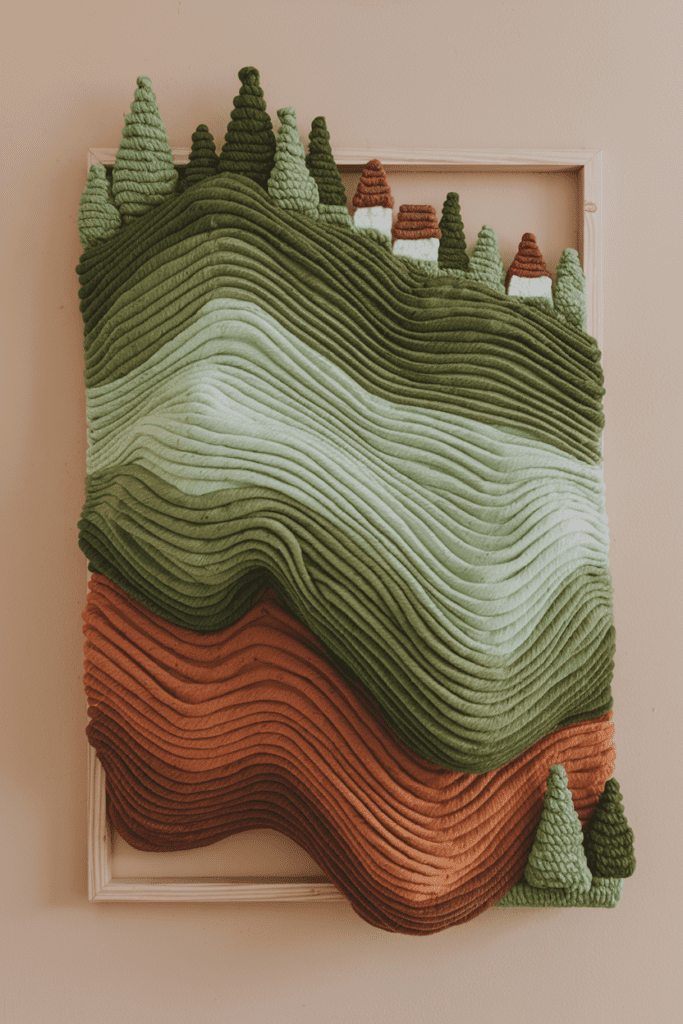 Cool Crochet Ideas: 3D Crochet Topographic Map