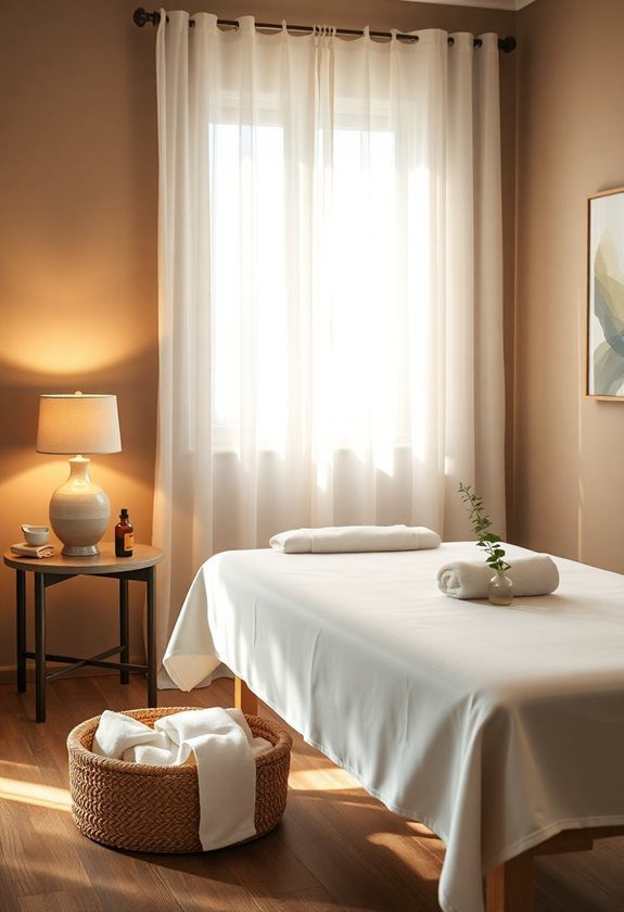 Massage Room Ideas: Soft Lighting To Set The Mood