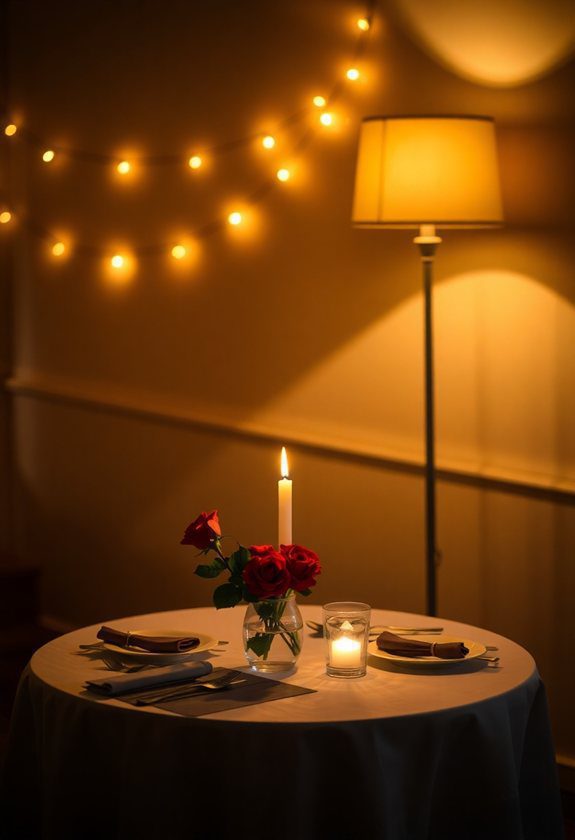 Budget-Friendly Valentine's Decor Ideas: Soft Lighting Ideas