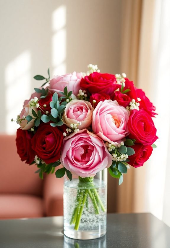  Valentine's Day Painting Ideas: Beautiful Bouquet