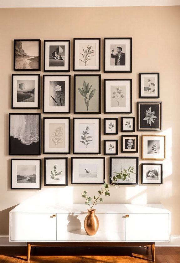 Large Empty Wall Ideas: Gallery Display