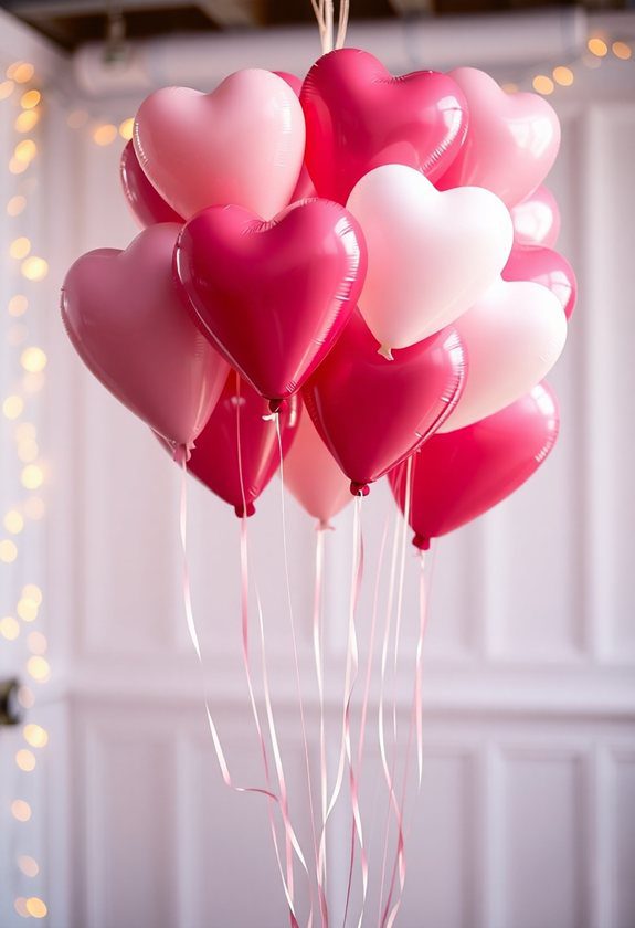 Valentine’s Day Decor Ideas: Heart Shaped Balloons