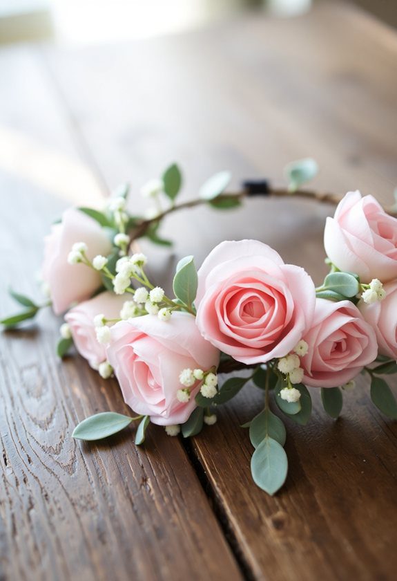 Valentine’s Day Decor Ideas: Fresh Flower Crowns