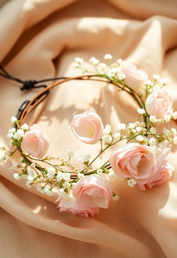 Budget-Friendly Valentine's Decor Ideas: Fresh Flower Crowns