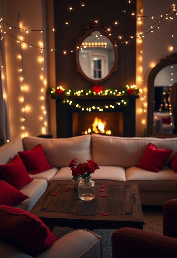 Genius Valentine's Day Decor Ideas: Valentine Lights Display