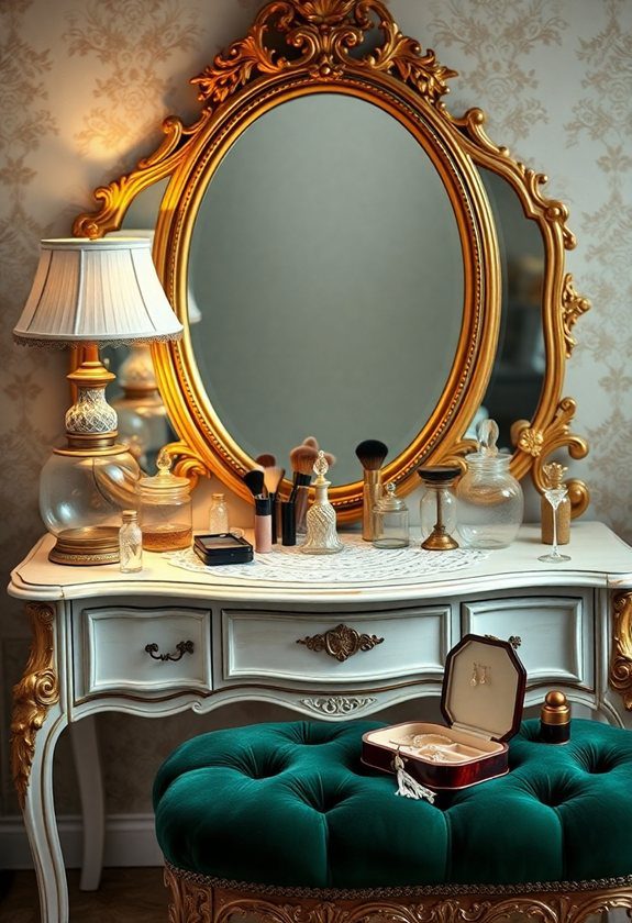 Vintage Dressing Room Ideas: Vintage Makeup Stations