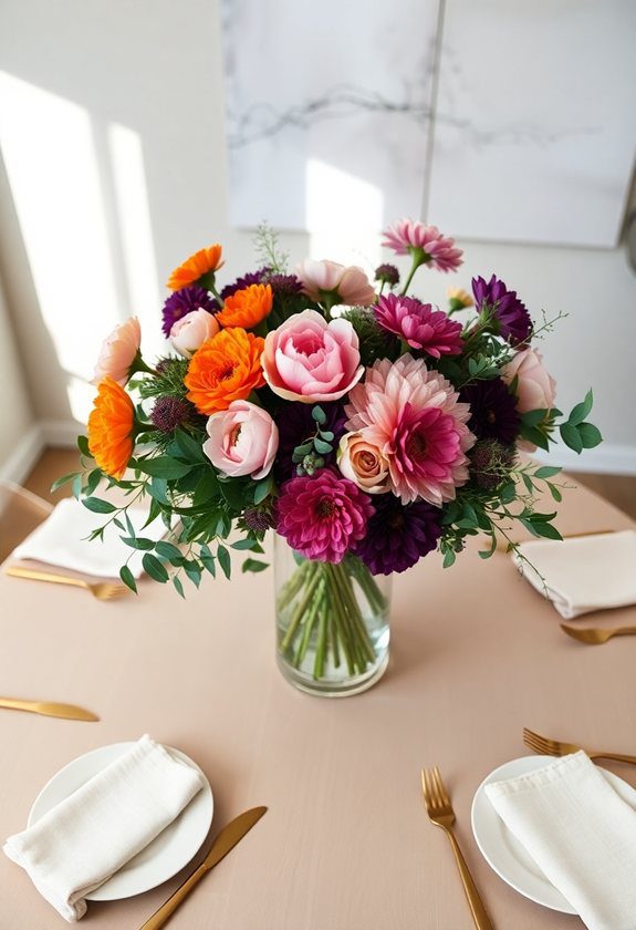 Dopamine Decor Ideas: Fresh Floral Arrangements