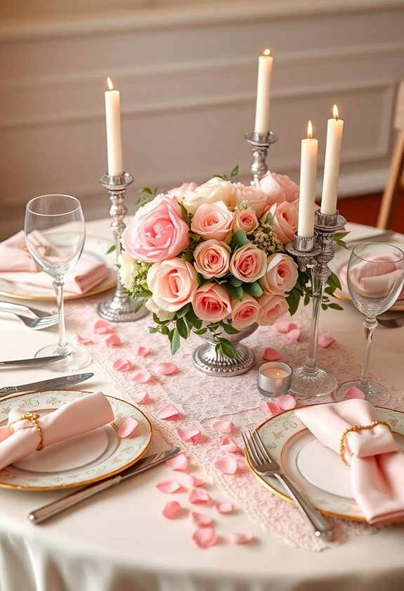 Valentine’s Day Tablescape Ideas: Pretty Table Settings