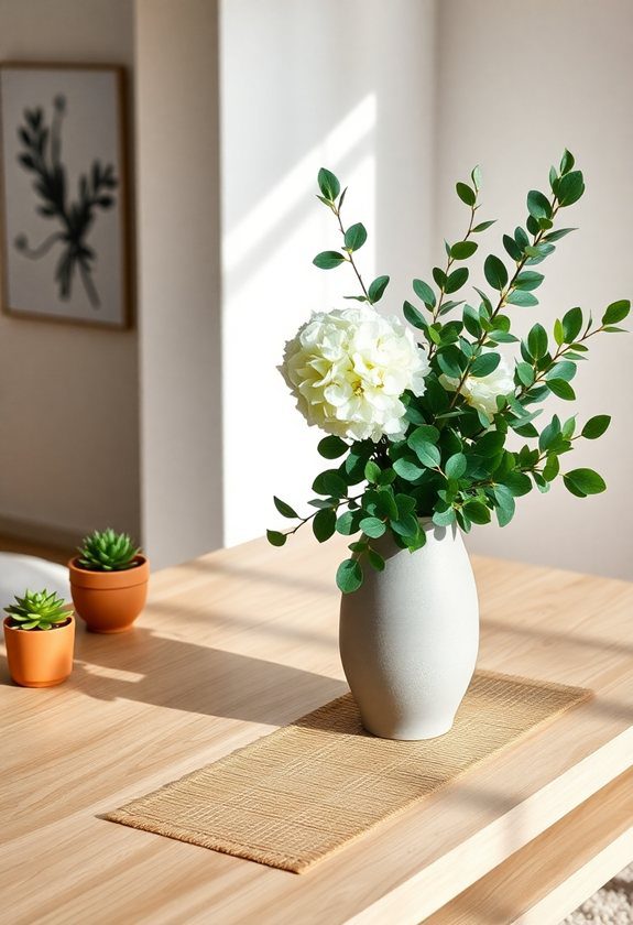 Sofa Table Decor Ideas: Add a Touch of Nature With Greenery