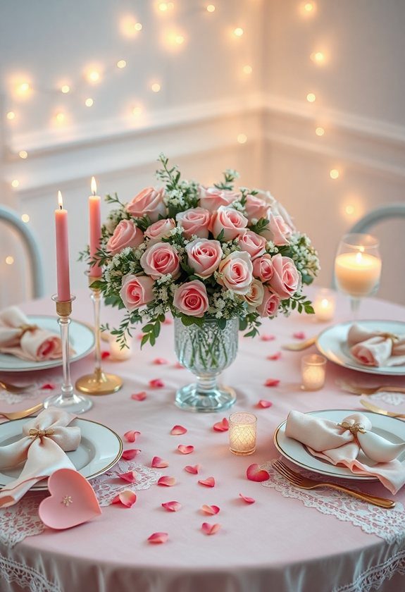 Valentine’s Day Tablescape Ideas: Lovely Valentine Theme  