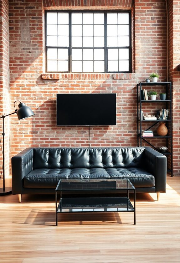 Black Sofa Living Room Ideas: Urban Living Space