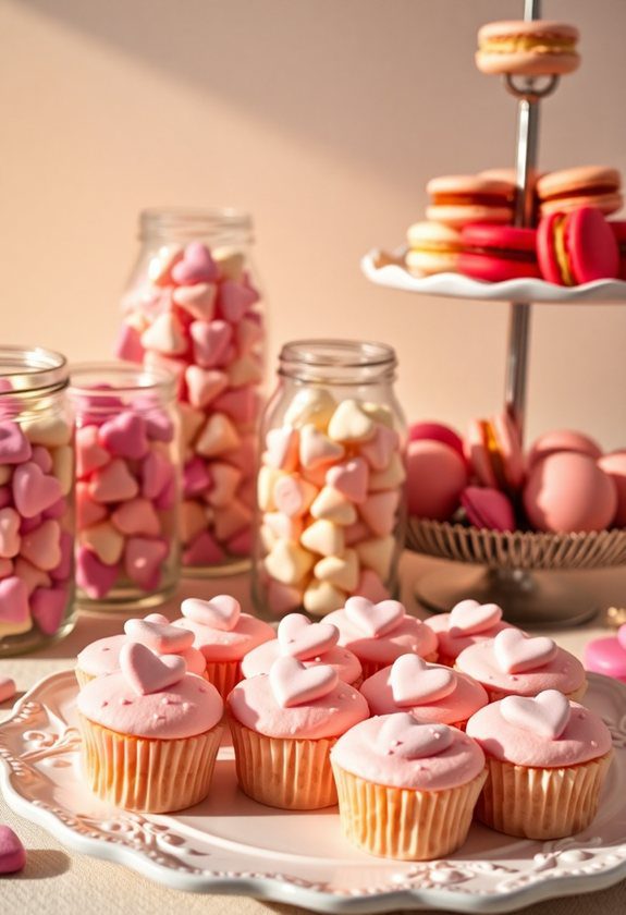 Valentine Decor Ideas: Sweet Treat Displays