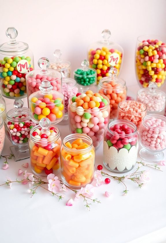 Budget-Friendly Valentine's Decor Ideas: Candy Buffet Table