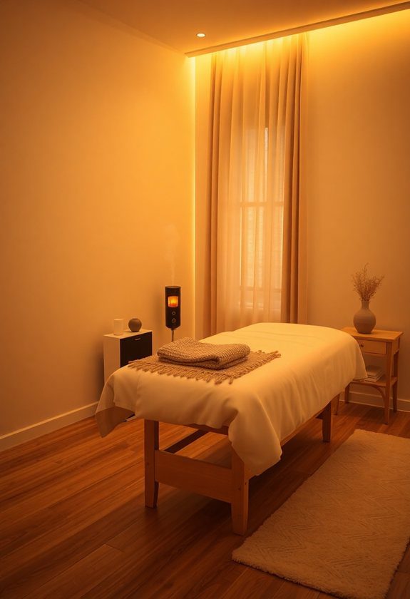 Massage Room Ideas: Warm And Cozy Temperature Control