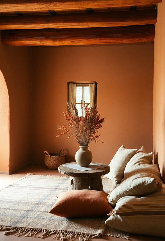 Primitive Room Ideas: Warm Earthy Tones