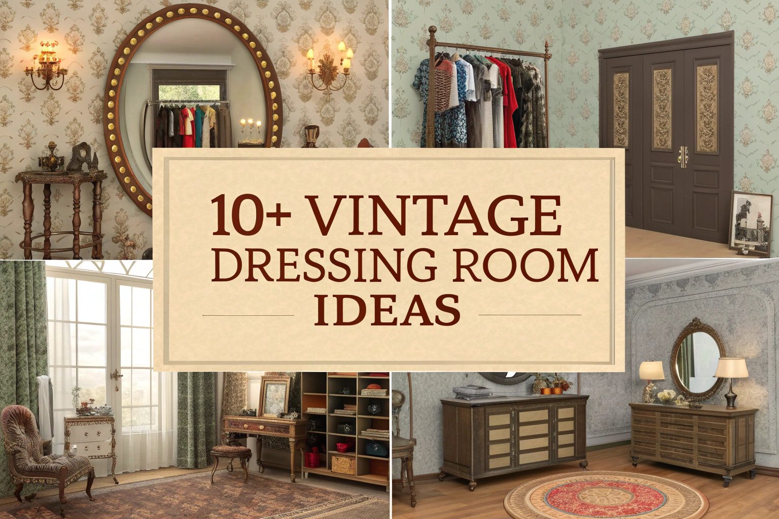 Vintage Dressing Room Ideas