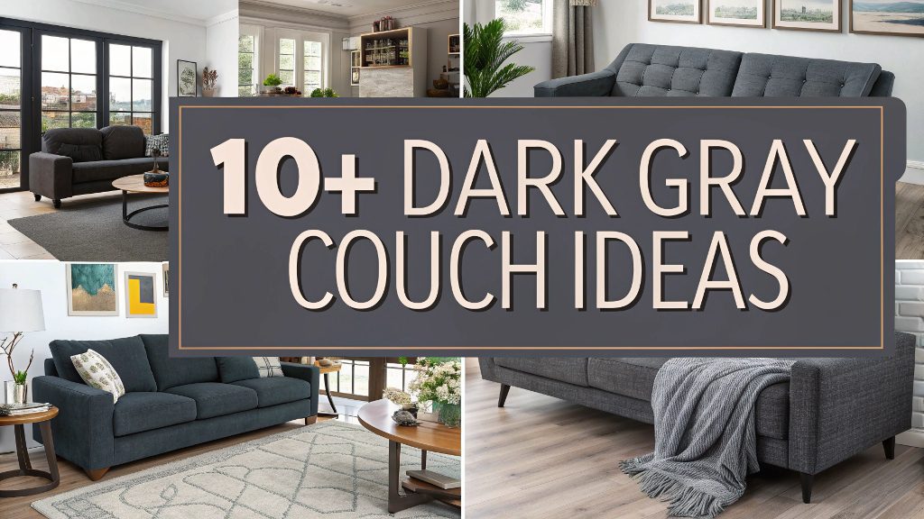 Dark Gray Couch Ideas
