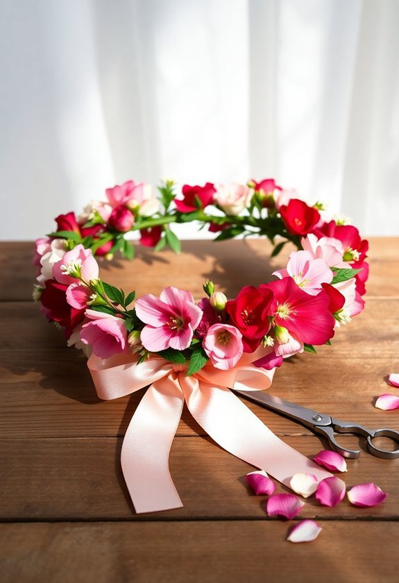 Valentine's Day Craft Projects Ideas: DIY Flower Crowns