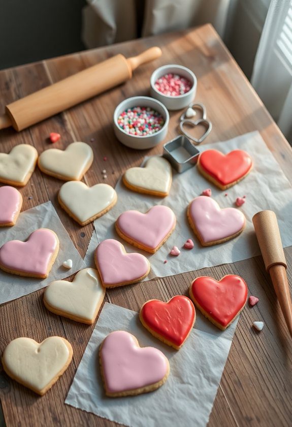 Budget-Friendly Valentine's Decor Ideas: Homemade Cookie Decorating