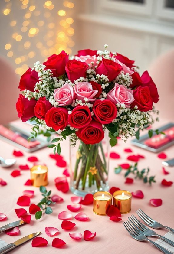 Valentine's Day Craft Projects Ideas: Valentine Centerpieces