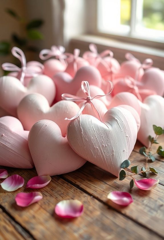 Budget-Friendly Valentine's Decor Ideas: Paper Mache Hearts