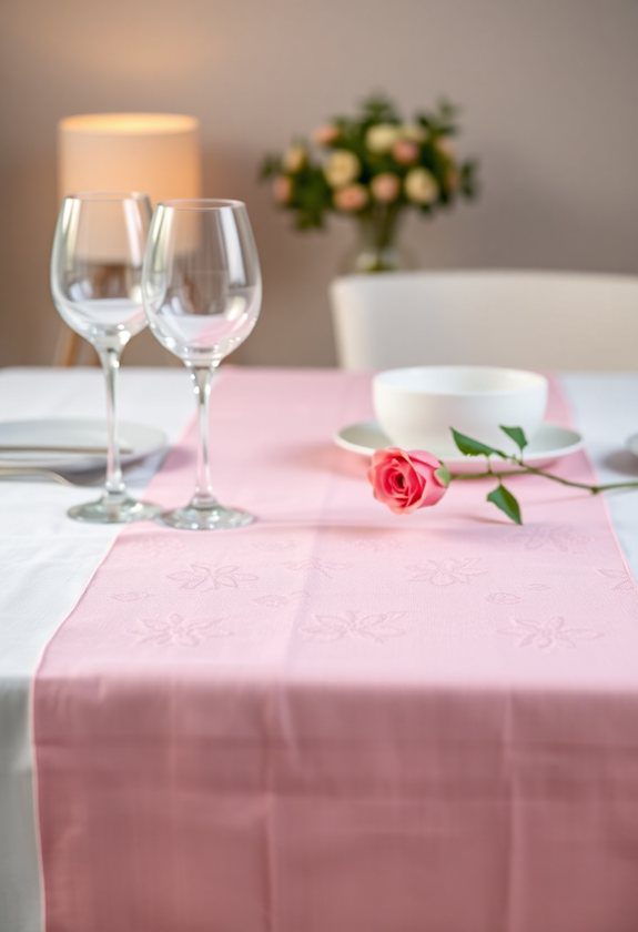 Valentine’s Day Tablescape Ideas: Lovely Table Runner