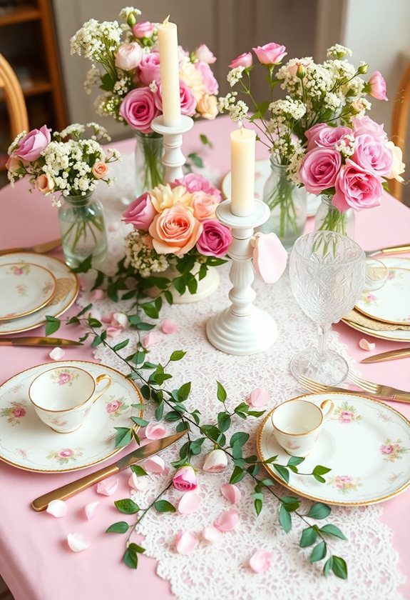 Valentine’s Day Tablescape Ideas: Whimsical Table Setting