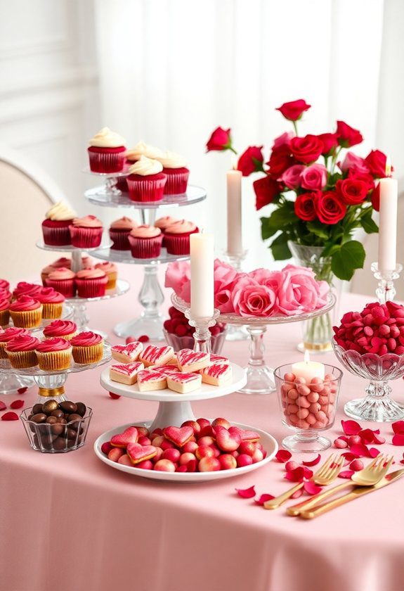 Valentine’s Day Decor Ideas: Sweet Treat Table