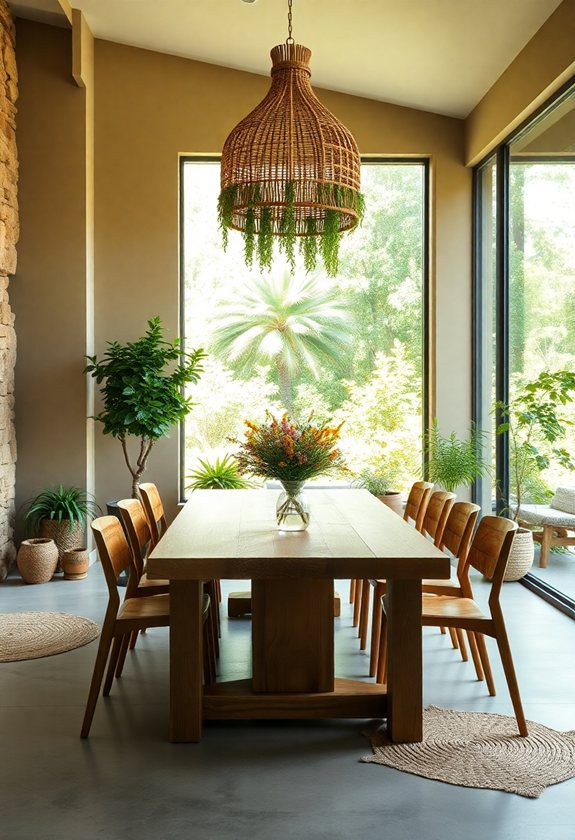 Dining Room Ideas: Nature Inspired Dining Rooms