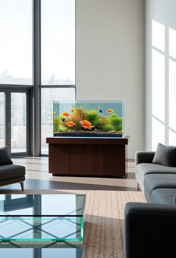 Fish Tank Ideas: Raised Aquarium Platforms