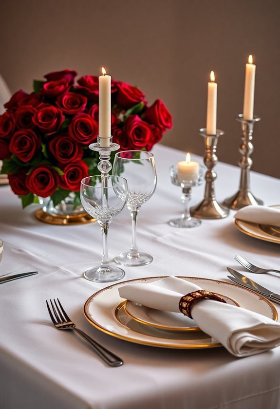 Valentine’s Day Tablescape Ideas: Elegant Table Setting