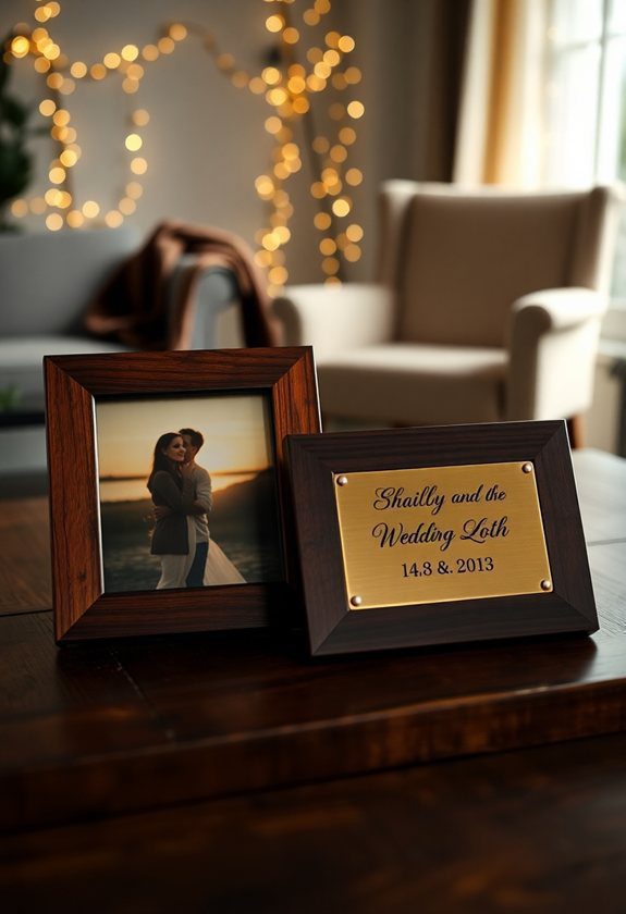 Valentine Decor Ideas: Personalized Photo Frames