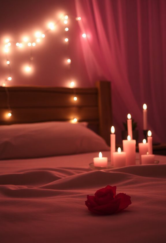 Genius Valentine's Day Decor Ideas: Soft Pink Lighting