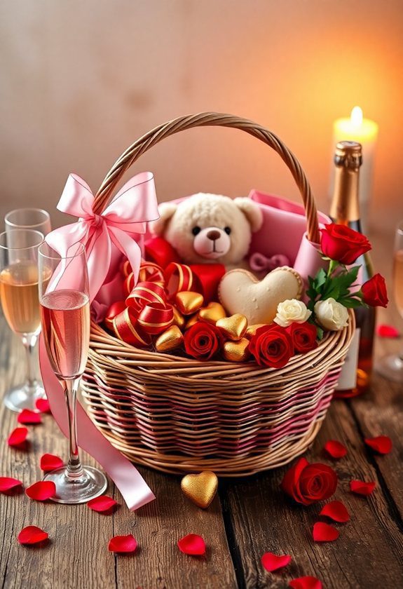 Valentine's Day Craft Projects Ideas: Valentine Gift Baskets