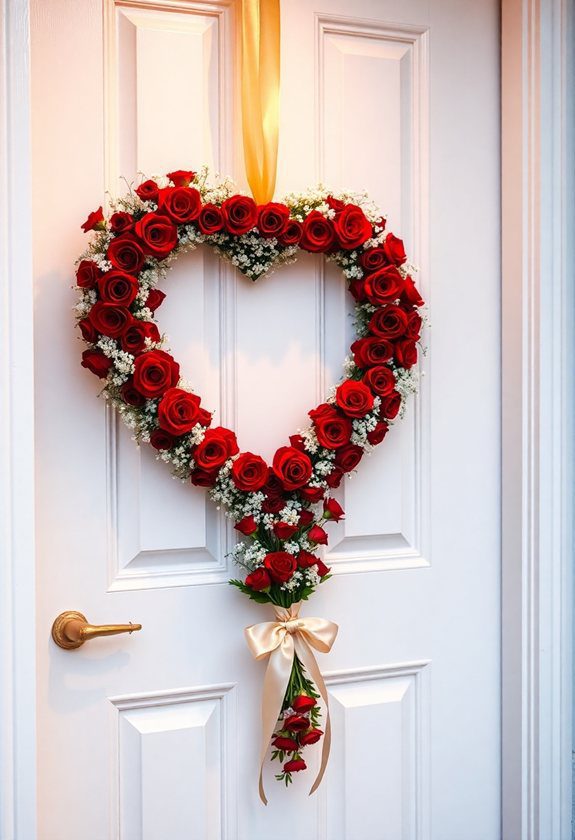 Valentine’s Day Decor Ideas: Valentine Door Decor