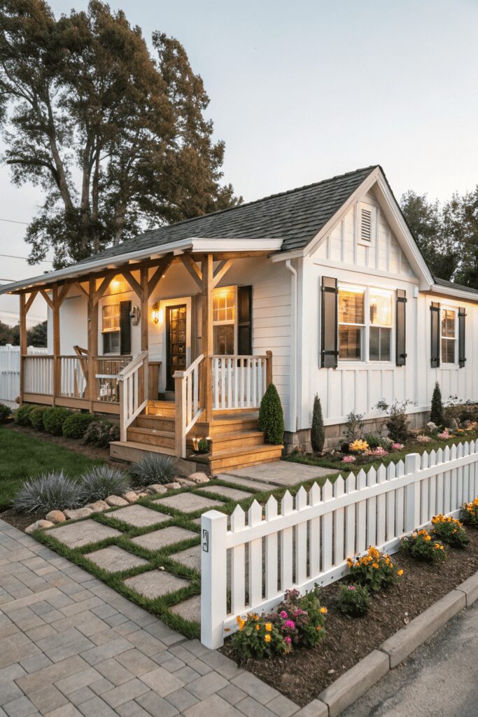 10+ Stunning Singlewide Mobile Home Ideas You Need to See 1 Singlewide Mobile Home Ideas: Transform Your Singlewide into a Modern Farmhouse Retreat