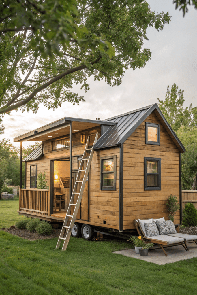 Singlewide Mobile Home Ideas: Tiny Home Loft Addition for Extra Space