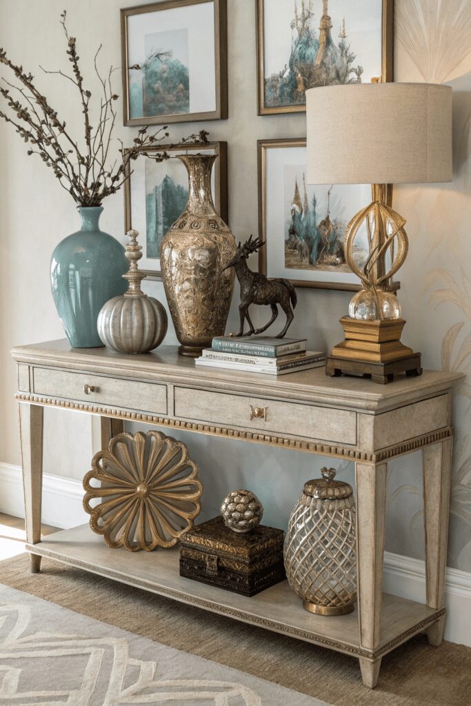 10+ Easy Sofa Table Decor Ideas to Elevate Your Living Room! 3 Sofa Table Decor Ideas: Incorporate Decorative Objects and Sculptures