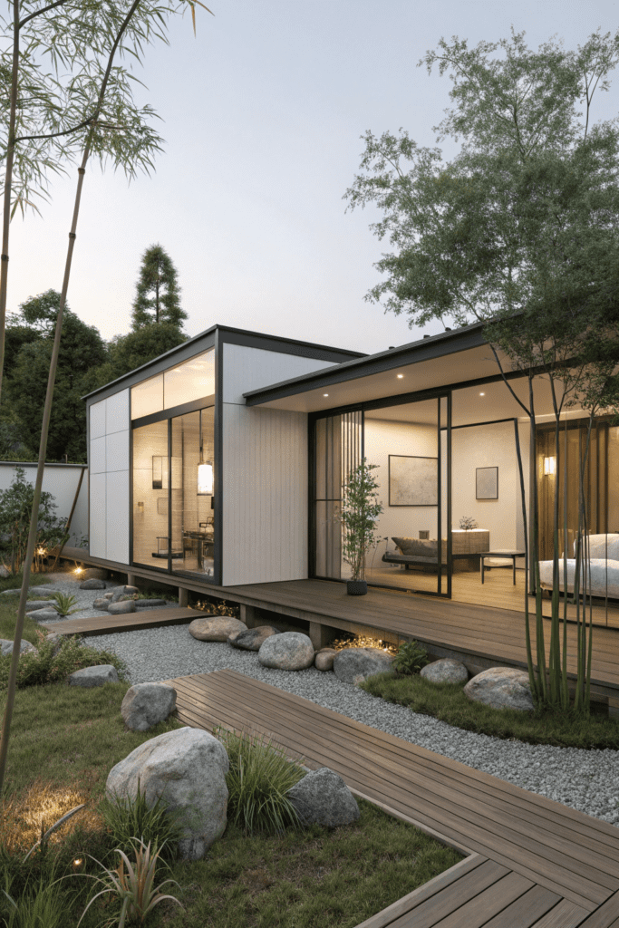 Singlewide Mobile Home Ideas: 11. Japanese-Inspired Minimalist Zen Home