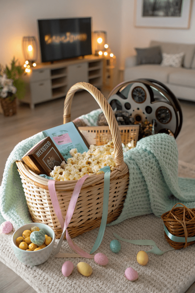 Easter Basket Ideas: 3. Movie Night Basket