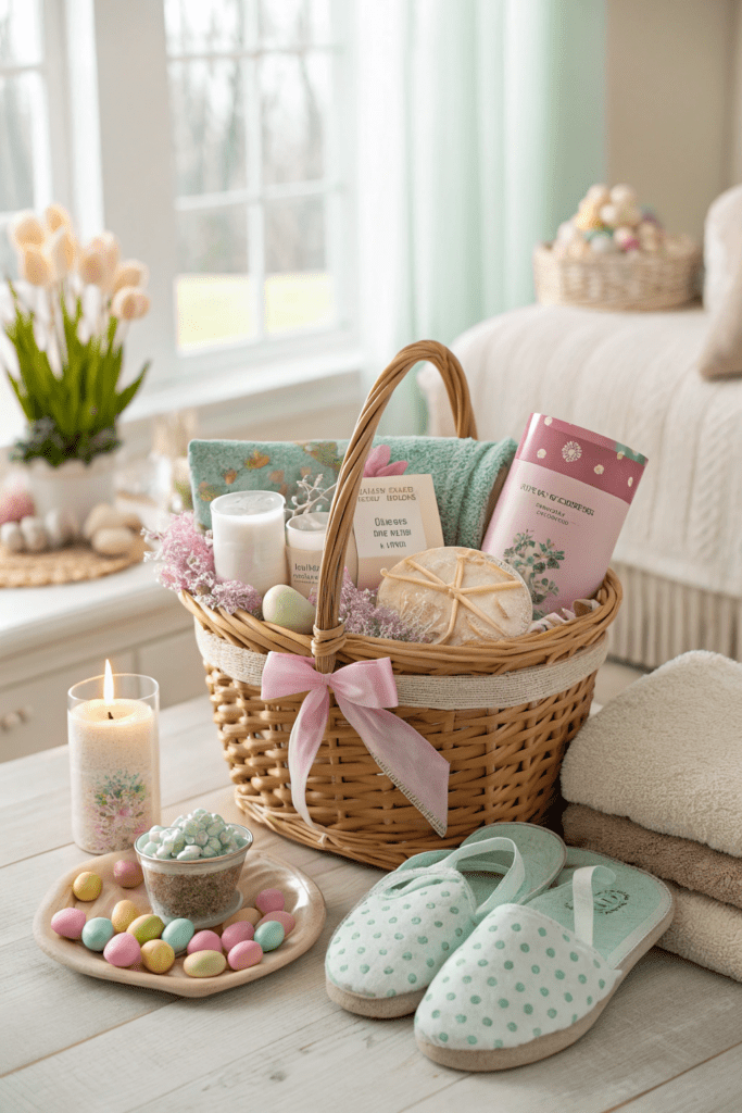 Easter Basket Ideas: 6. Spa Day at Home Basket