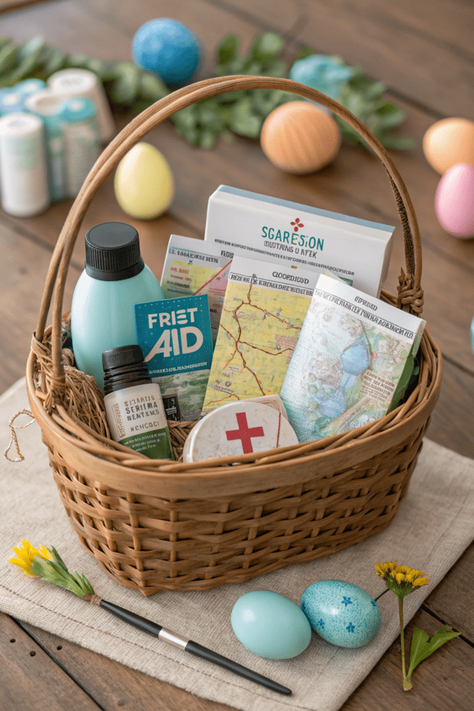 Easter Basket Ideas: 13. Traveler’s Essentials Basket