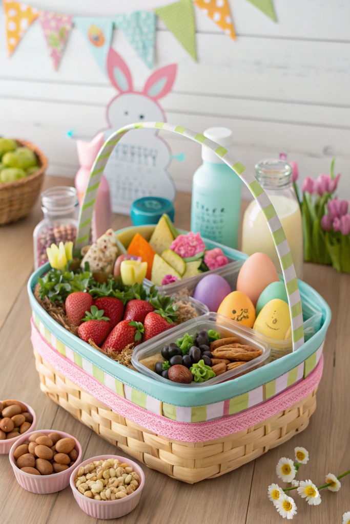 Easter Basket Ideas: 20. Fitness Meal Prep Basket