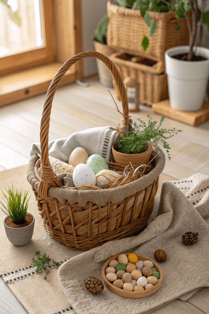 Easter Basket Ideas: 22. Sustainable Living Basket