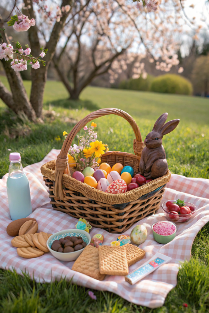 Easter Basket Ideas: 27. Outdoor Picnic Basket