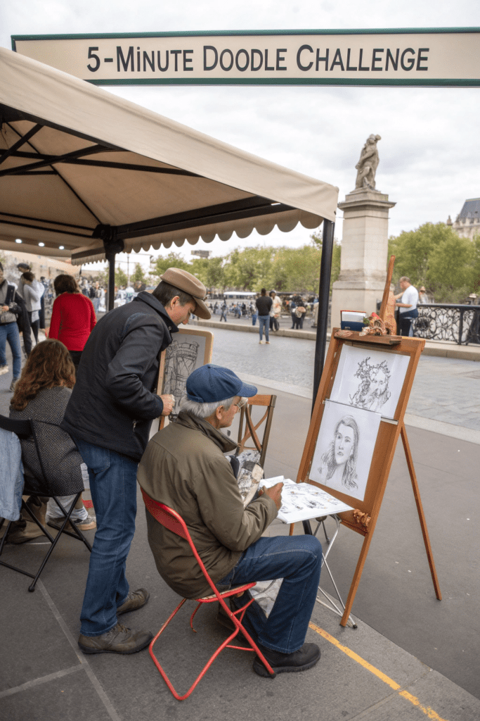 Roadside Stand Ideas: Live Art & Portrait Stand – Get a Quick Sketch!