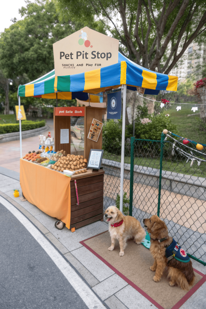 Roadside Stand Ideas: Pet Pit Stop – Snacks and Play for Furry Friends