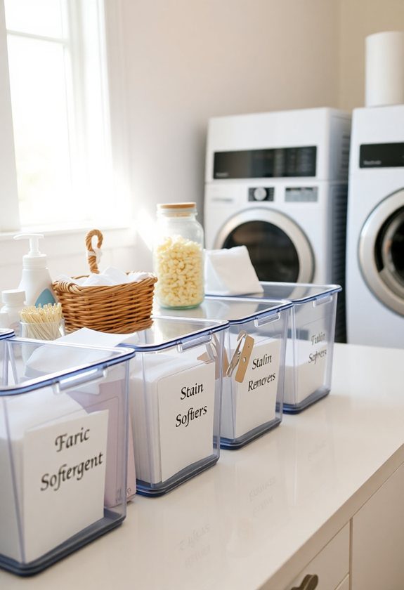 Laundry Room Ideas : Sorting And Purging Laundry Supplies