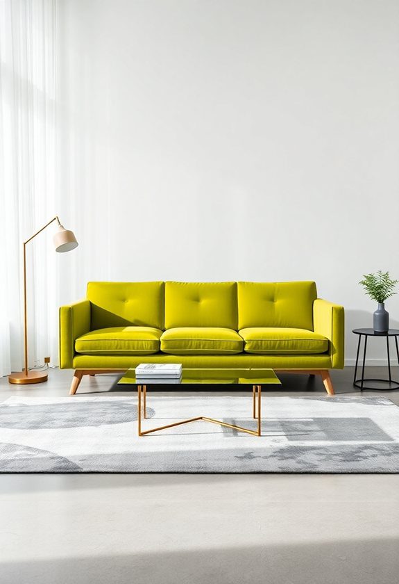 Green Sofa Ideas: Vibrant Lime Green Sofas for a Modern Look