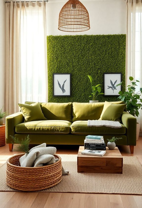 Green Sofa Ideas: Moss Green Sofas for a Nature-Inspired Space